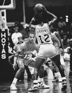 Bimbo had 25 points in Tech's Dec. 9, 1987 upset of #14 Georgetown.